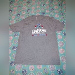 New Balance NYRR Grete's Great Gallop 10K Race T-Shirt - Gray - Size Large